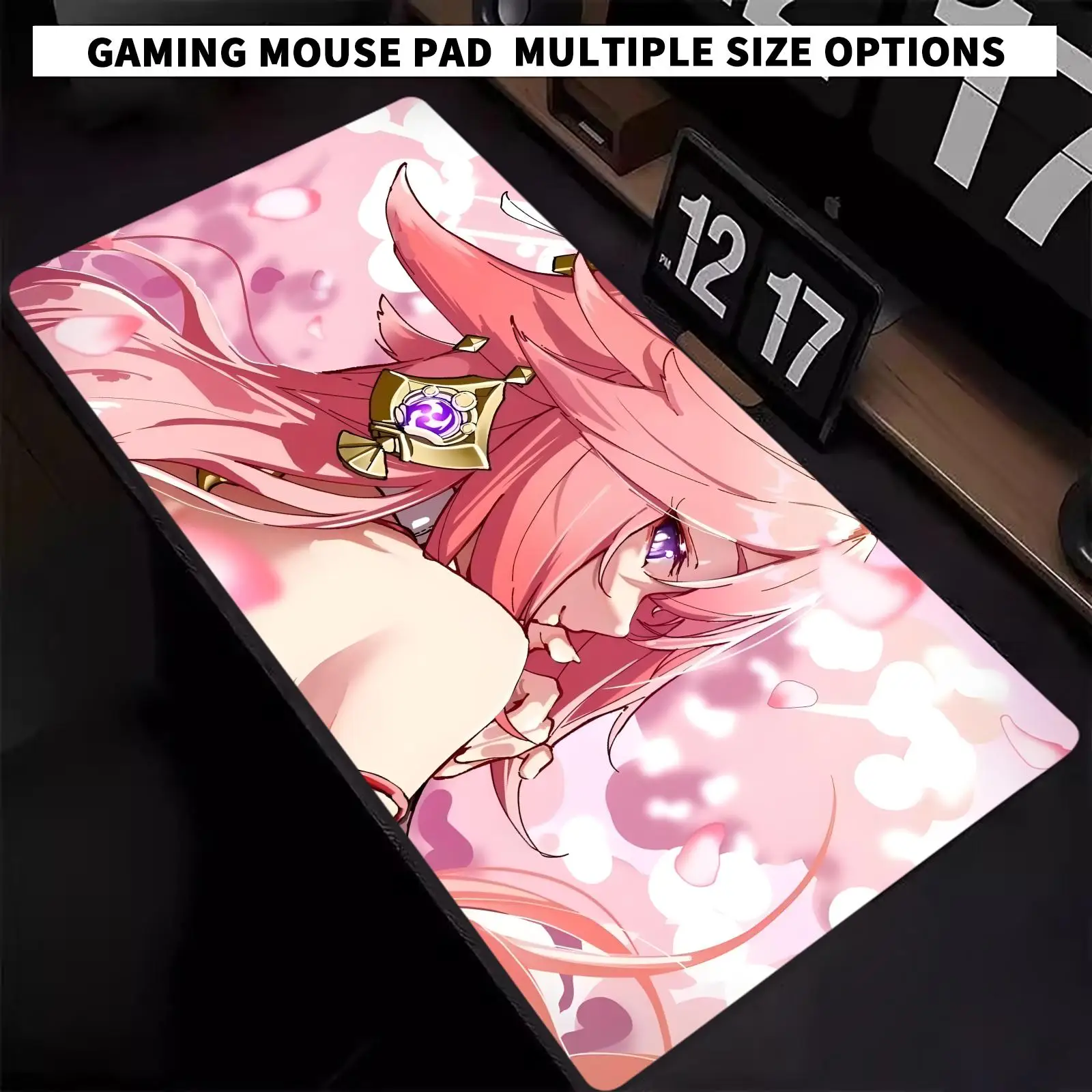 Genshin Impact Yae Miko Mouse Pad Mouse Pads Large Gaming Mousepad XXL Keyboard Gamer Mouse Pad Laptop Desk Mat Mouse Mats