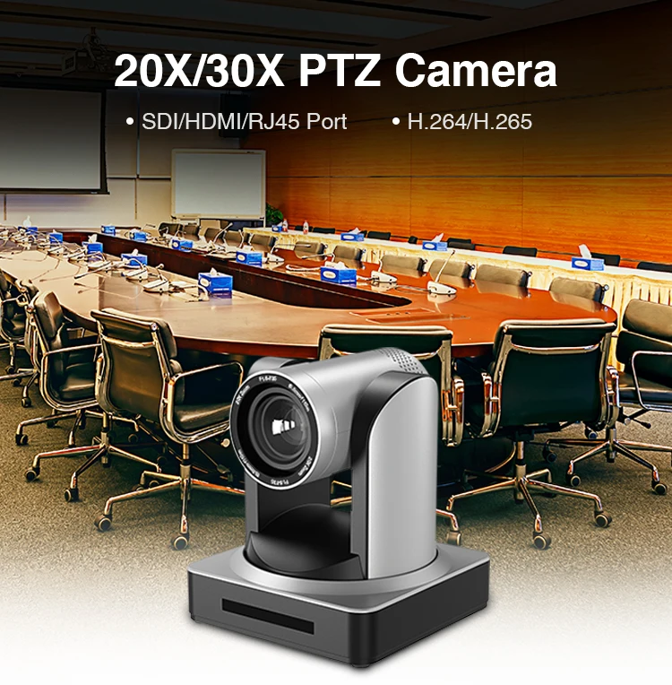 Anywii Factory Outlet 20x 30x USB SDI HD-MI LAN Meeting Room Camera Ptz Conference Camera 1080p Ndi Camera