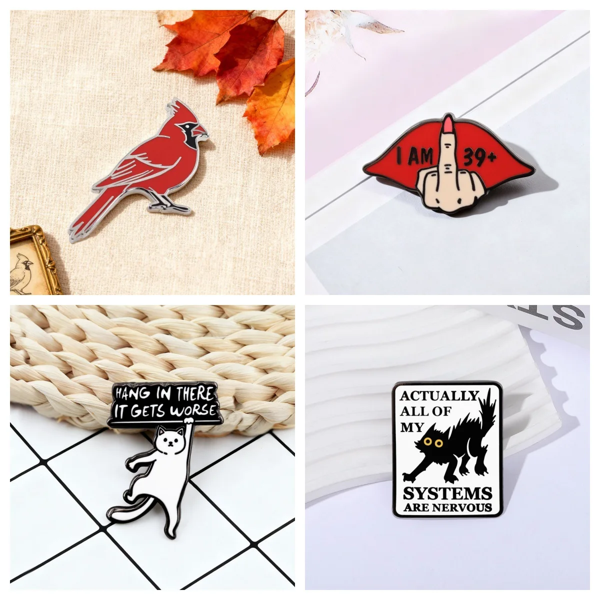 Logo Enamel Pin TV Animation Peripheral Badge Clothes Backpack Hat Decoration Fans Collection Accessories