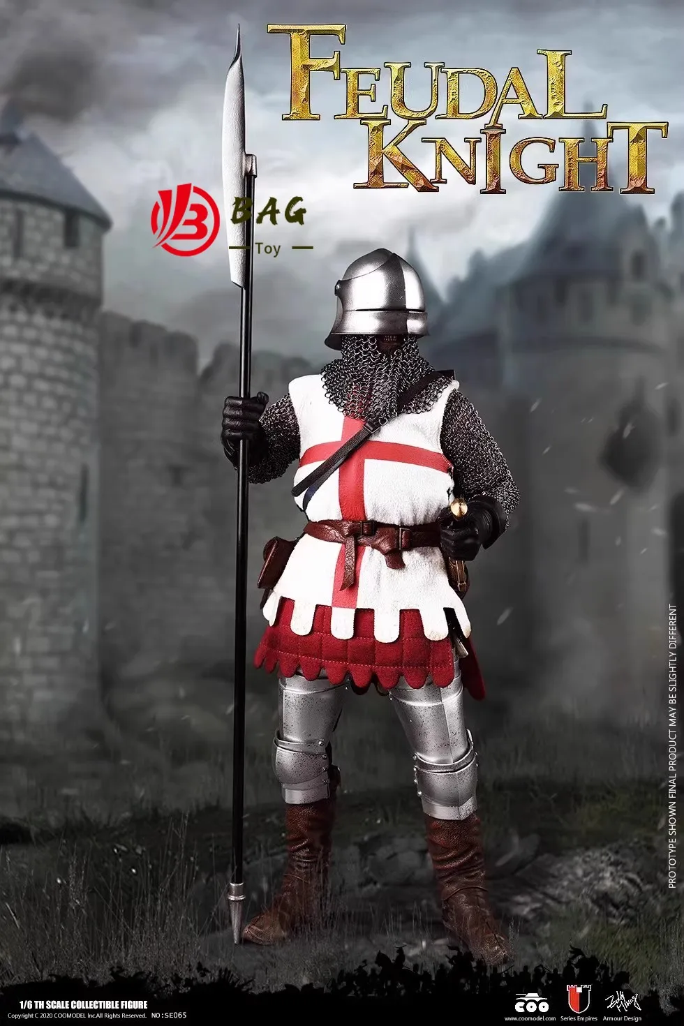 1/6 Action Figures Model COOMODEL SE065  Medieval aristocratic knights Whole box New British feudal knights