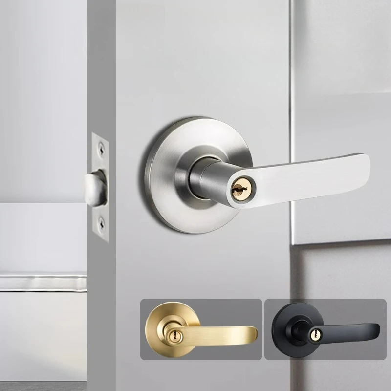 Bedroom Spherical Door Lock, Indoor Bathroom, Old-fashioned Household Universal Circular Handle Lock