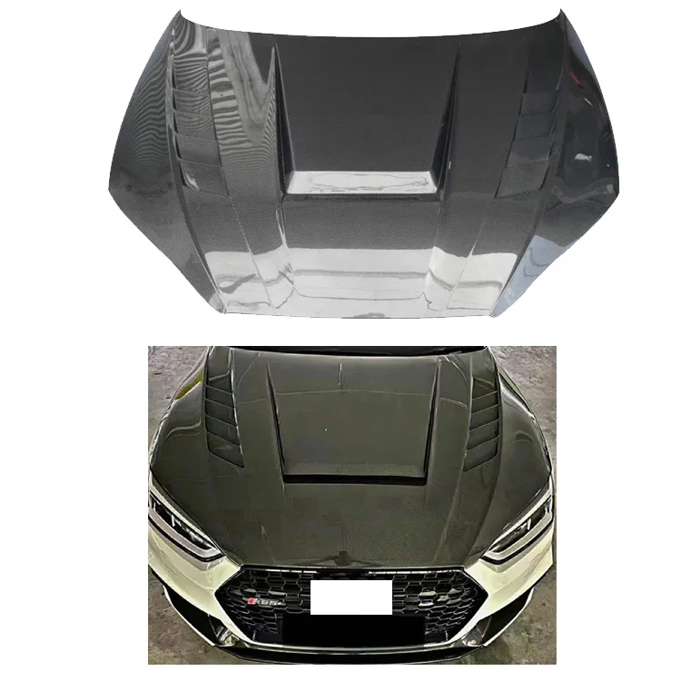 

Factory Sale Upgrade Car Engine Bonnet Carbon Fiber Hood for AUDI A5 S5 RS5 B9 2017-2025