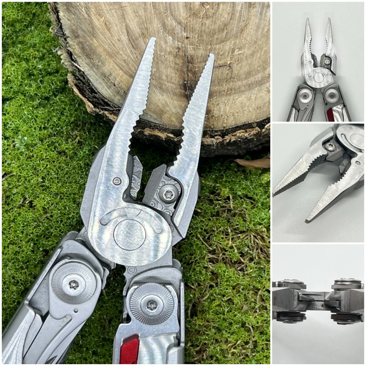 1 pair Replacement Part Damascus steel Wire cutter For Leatherman Surge Charge TTI Wave ARC P4 P2 Signal Rebar DIY Accessories