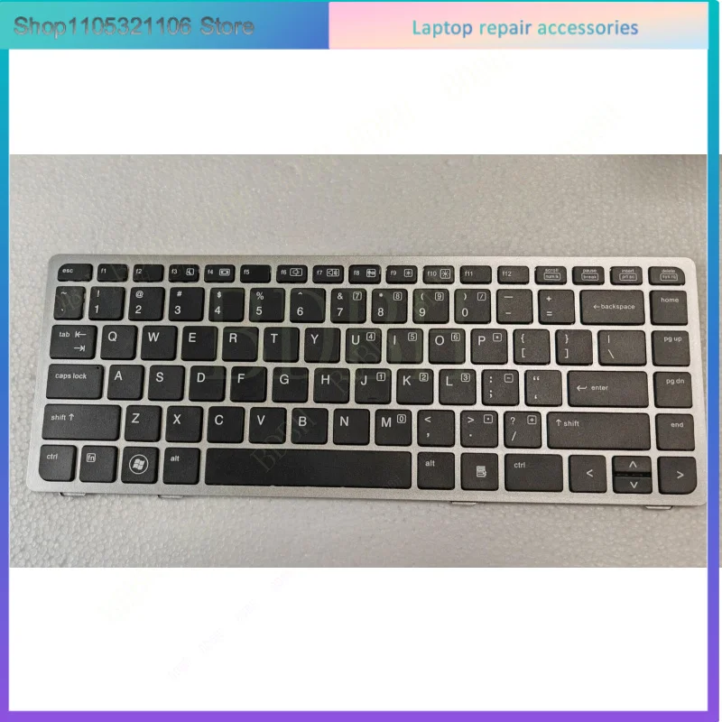 Novo Teclado US para HP EliteBook 8460p 8460w 8470p 8470w 6460b 6465b SEM TrackPoint