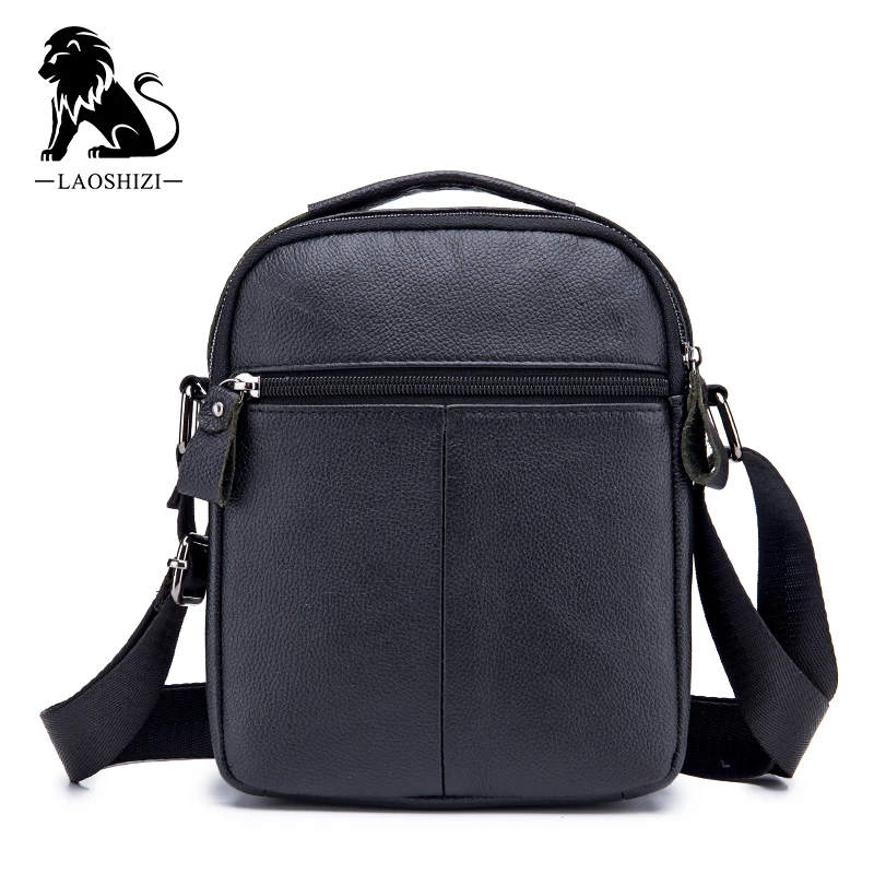 Imagem -04 - Luxo Couro Genuíno dos Homens Mensageiro Bolsas Garantia Qualidade Negócios Casual Bolsa Masculina Bolsa Ombro Grande Capacidade Marca de