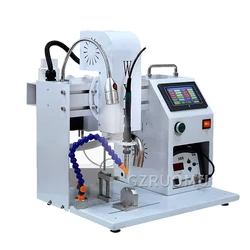 Semi-Automatic Soldering Machine 150W Pedal Type Automatic Soldering Table Switch Terminal Diode Light Beads USB Welding 220V