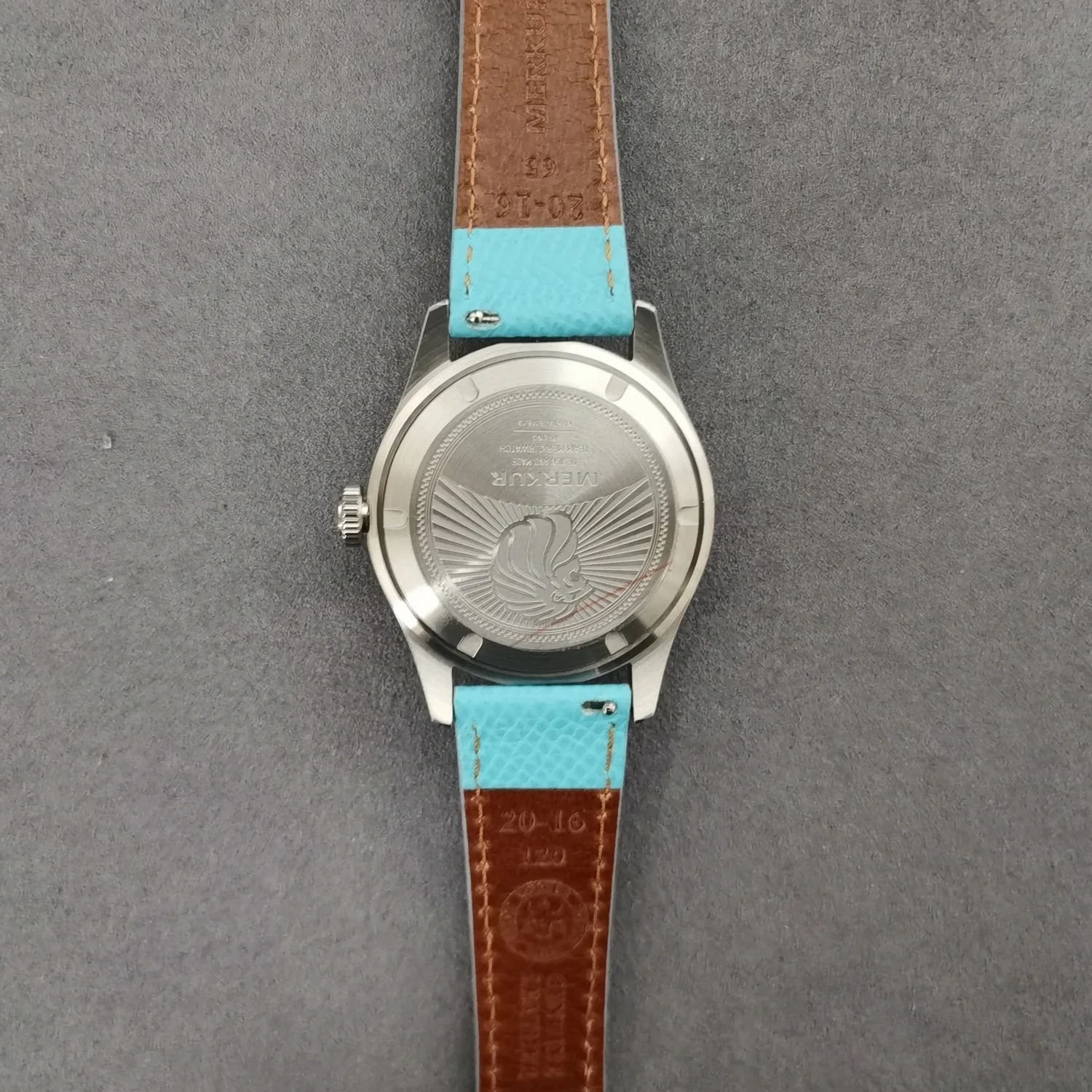 بيير بولين ساعة أوتوماتيكية للرجال 38 ملم ساعة يد ميكانيكية طيارية مرآة الياقوت ST17 Mov إطار برونزي