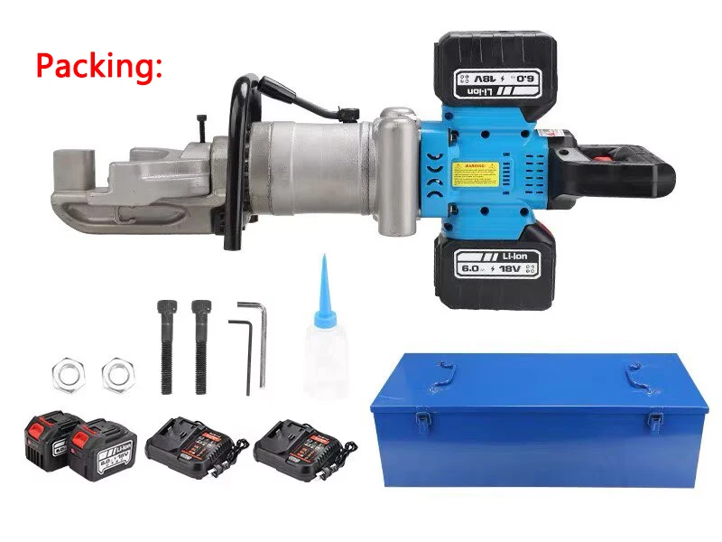 Portable Handheld Battery Electric Hydraulic Steel bar Bending Machine RB-20 Threaded Steel Round Steel Rebar Bender 4-20mm