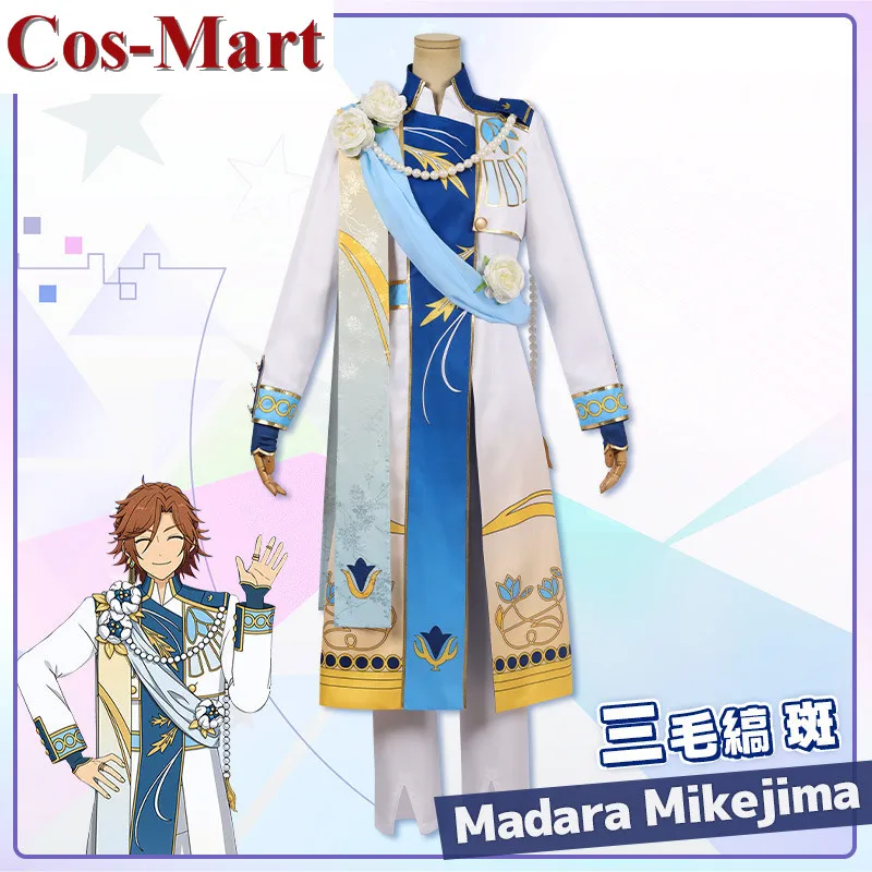 Cos-Mart Hot Game Ensemble Stars Mikejima Madara Cosplay Costume Combat Uniforms Activity Party Role Play Clothing Custom-Make