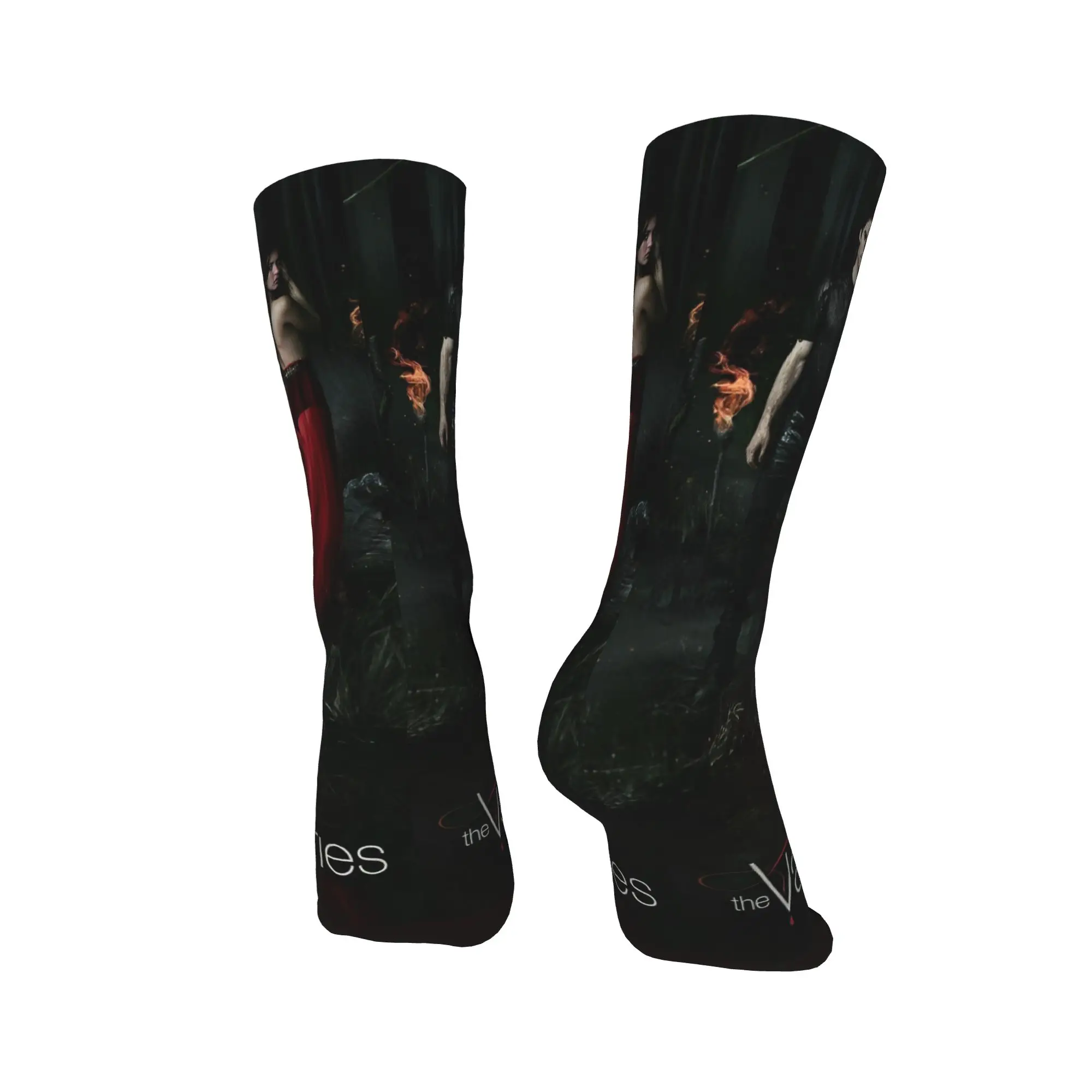 The Vampire Diaries Damon Salvatore Socken Neuheit Strümpfe Männer Weiche Klettersocken Winter Grafik Anti Schweiß Socken