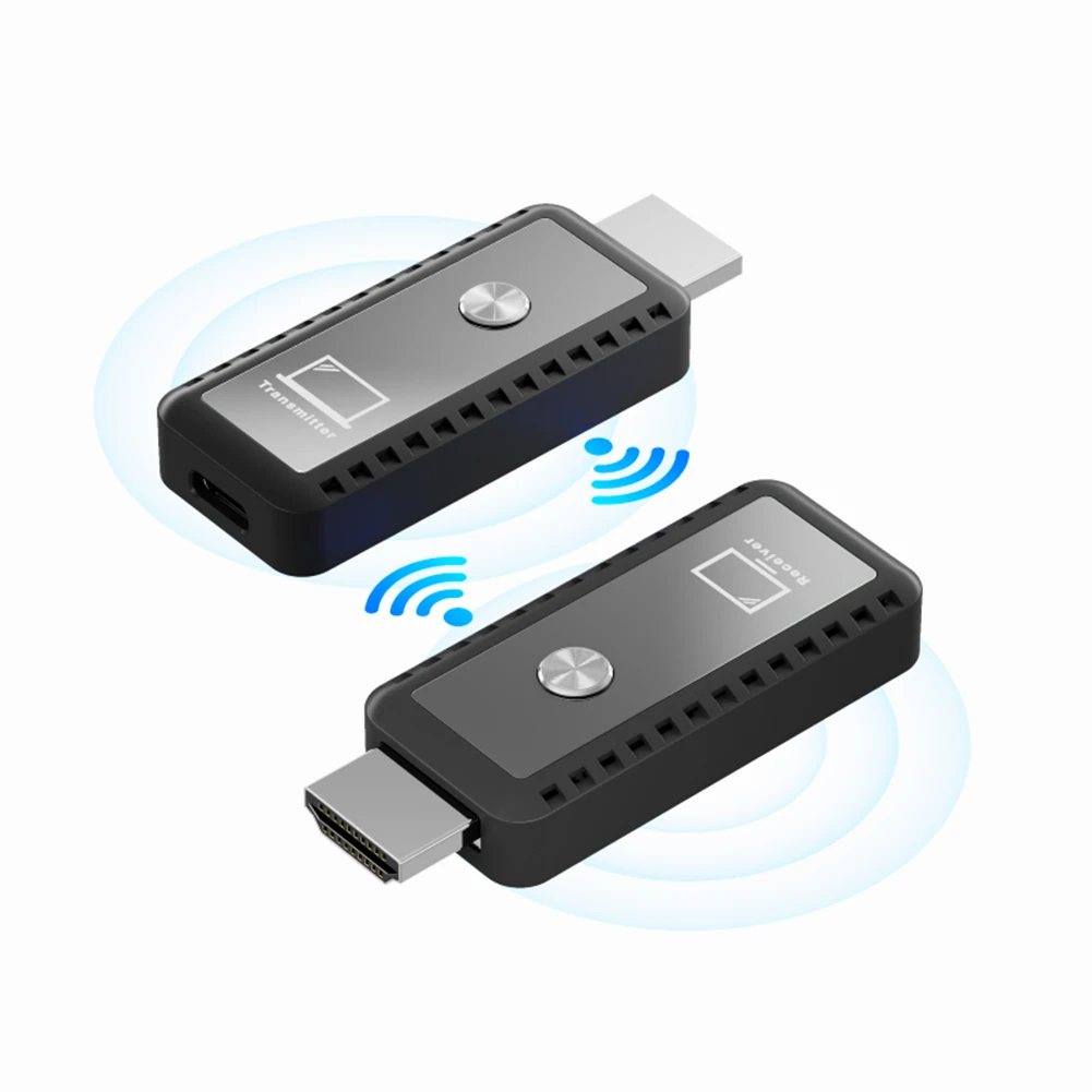 

98FT/30M беспроводной HDMI-совместимый передатчик-приемник 1080P видеопередатчик и адаптер приемника для монитора, проектора ноутбука
