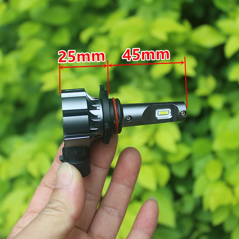 2Pcs Super Bright H10 Strong Light Bulb 15W Modified Headlight Bulb Lighting Auto Lamp LED Head Lights