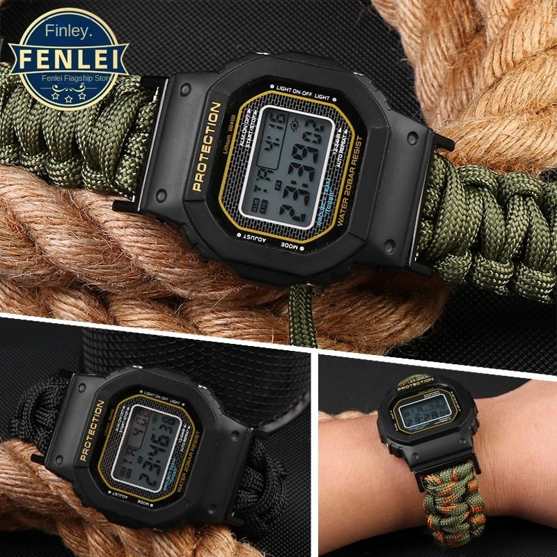 For Casio G-SHOCK Series DW5600/GW-M5610/GW5000 modified Woven nylon strap GA100/110/120/140/300/400/700 Sport canvas watchband