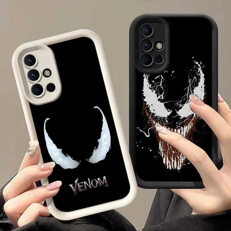 Venom Spider-Man Phone Case For Samsung Galaxy A03 A04 A05 A10 A20 A21 S A04E A06 A11 A30 A50 M12 M22 M54 5G