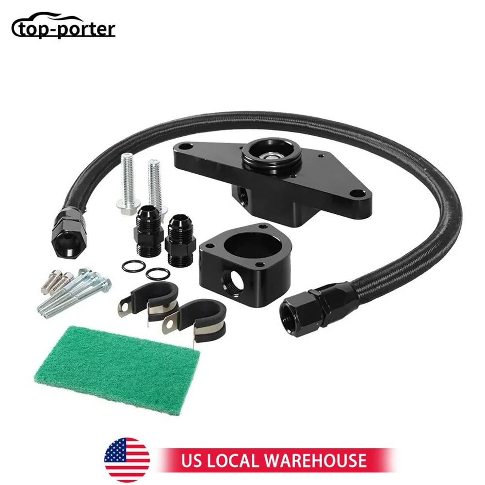 

Высококачественный обходной комплект охлаждающей жидкости с плетеным шлангом для Ram All 6.7 6.7L Cummins & 03-07 5.9L 07.5-18 Dodge Manual Diesel