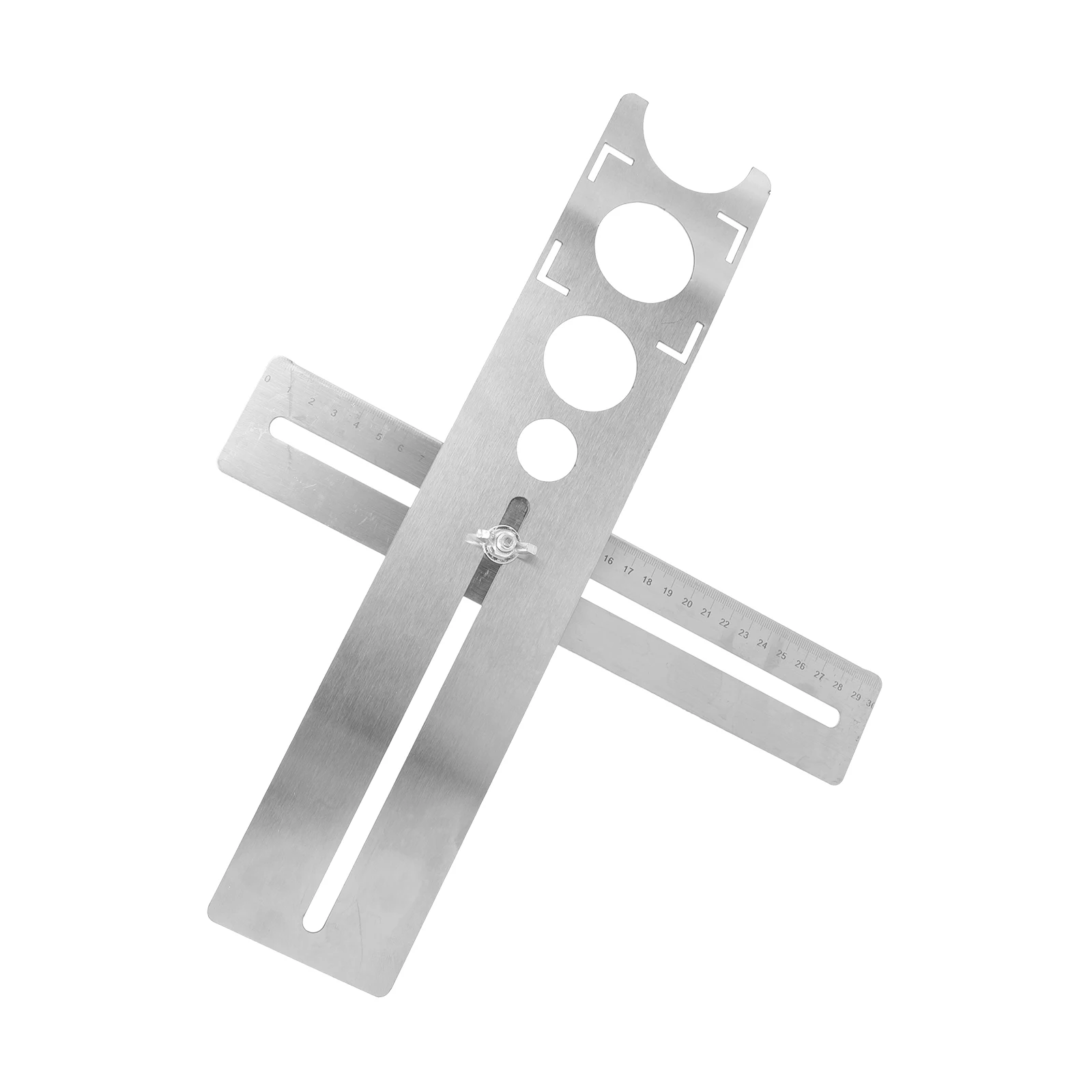 

Stainless Steel Tile Drilling Locator Jig Hole Opener Adjustable Marble Borehole Tool Flexible Positioning Saw Blade