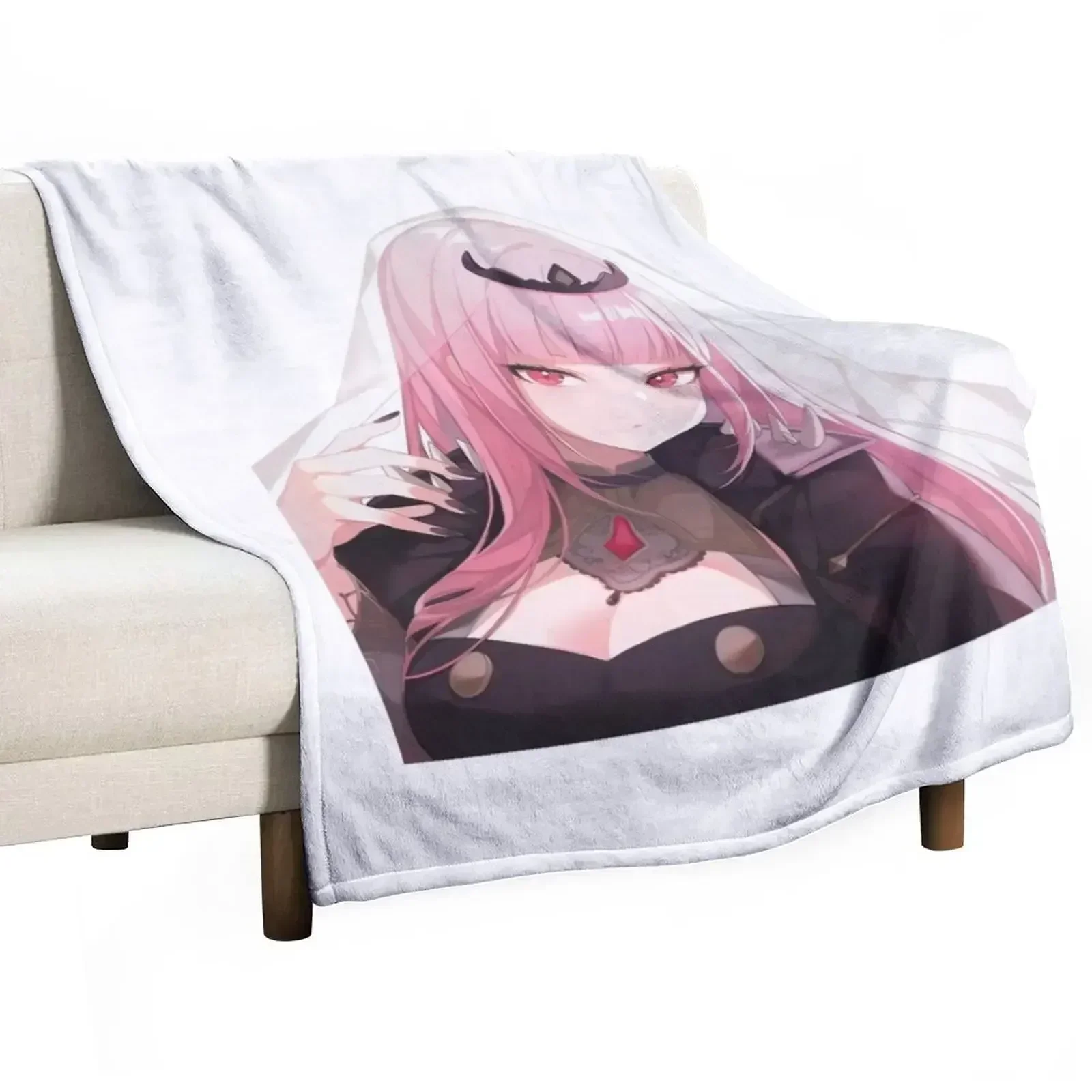 Mori Calliope Throw Blanket Fashion Sofas Picnic cosplay anime Blankets