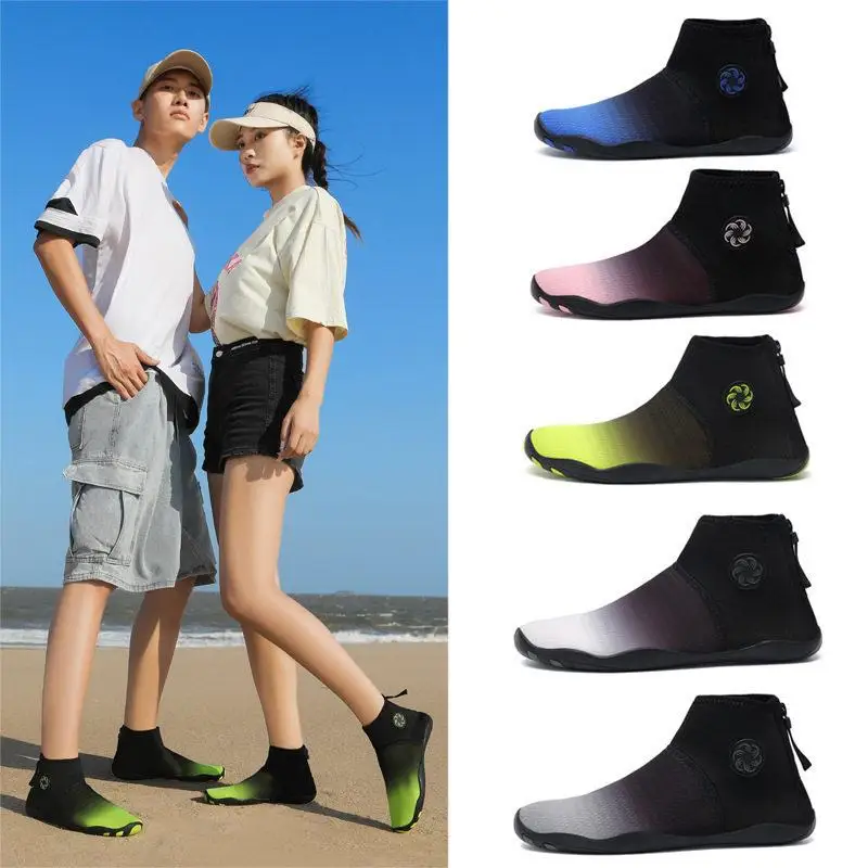 New Anti-Cut Diving Snorkeling Shoes Quick Dry Water Shoes Running Machine Shoes Swimming Shoes Couples Beach Soft Shoes