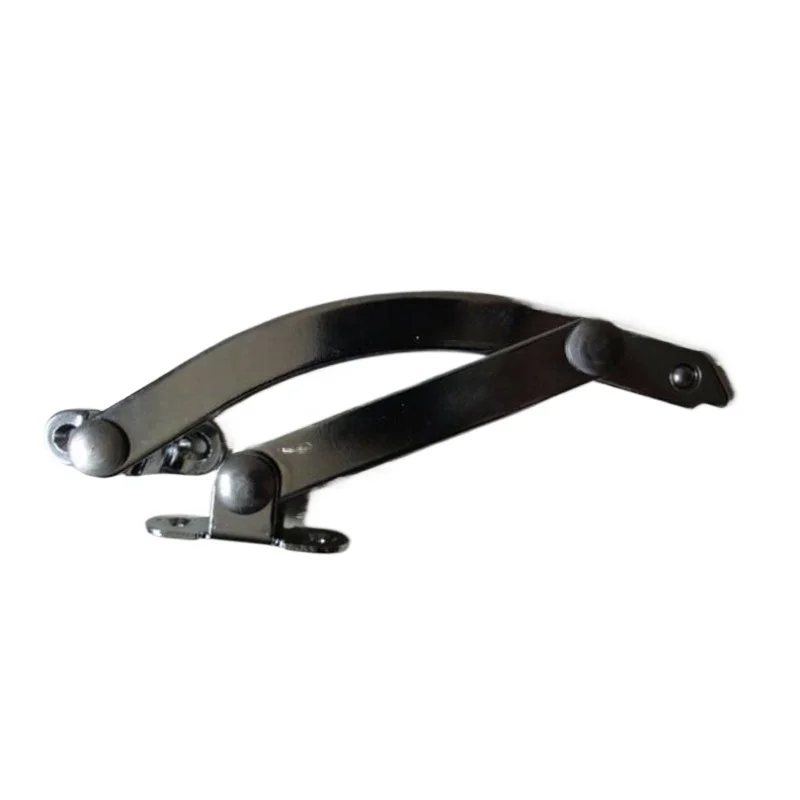 Stainless Steel Door Limit Stay Foldable Wind Resistant Pull Rod, Position Stopper for Inward Outward Opening Flat Swing Door