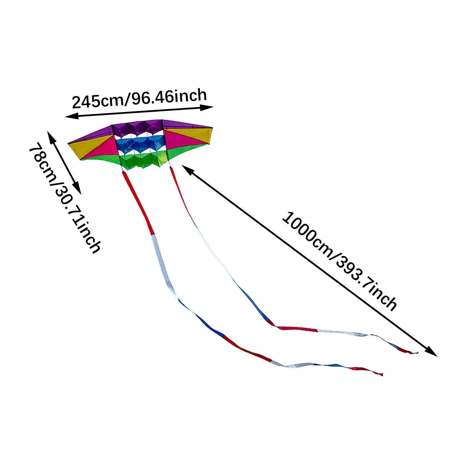 Radares 3d pipa esportes ao ar livre única 10m caudas portátil voando pipas fácil montagem crianças atividade de jogo para quintal viagem jardim
