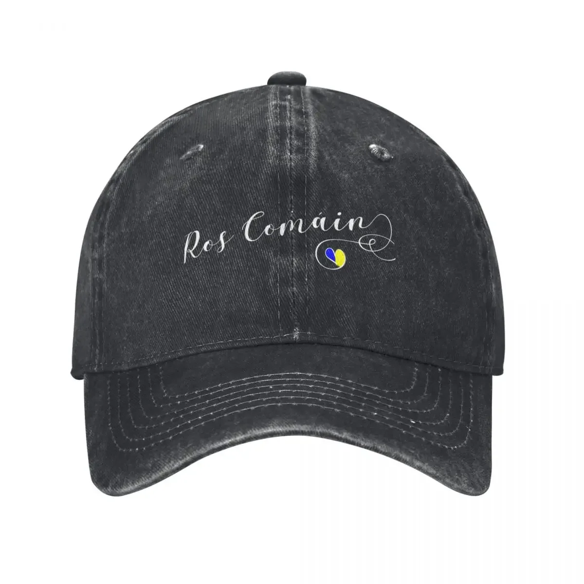 Ros Comáin County Colours Flag Heart, Roscommon, Ireland, Irish Baseball Cap Military Cap Man For Women 2025 Men's