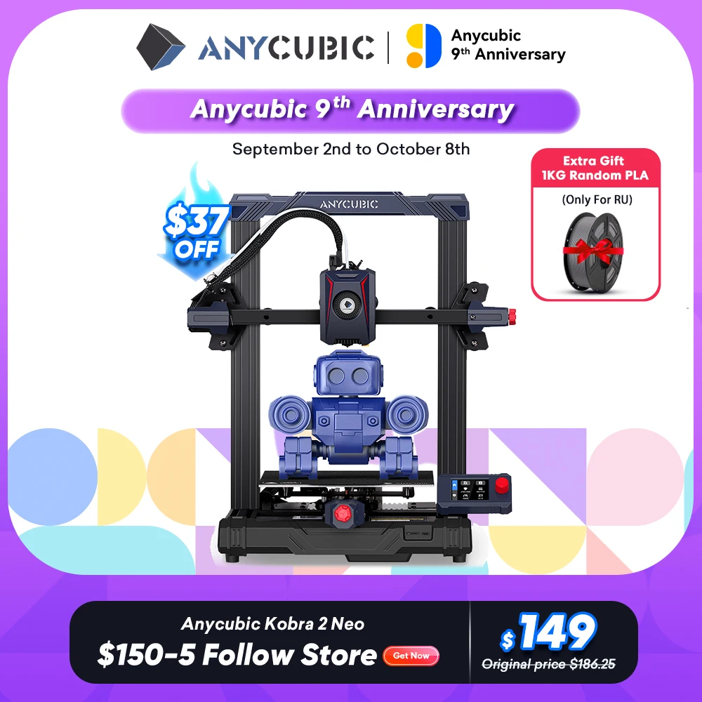 Speed Max FDM Extruder Neo ANYCUBIC 2.0 With Auto-leveling