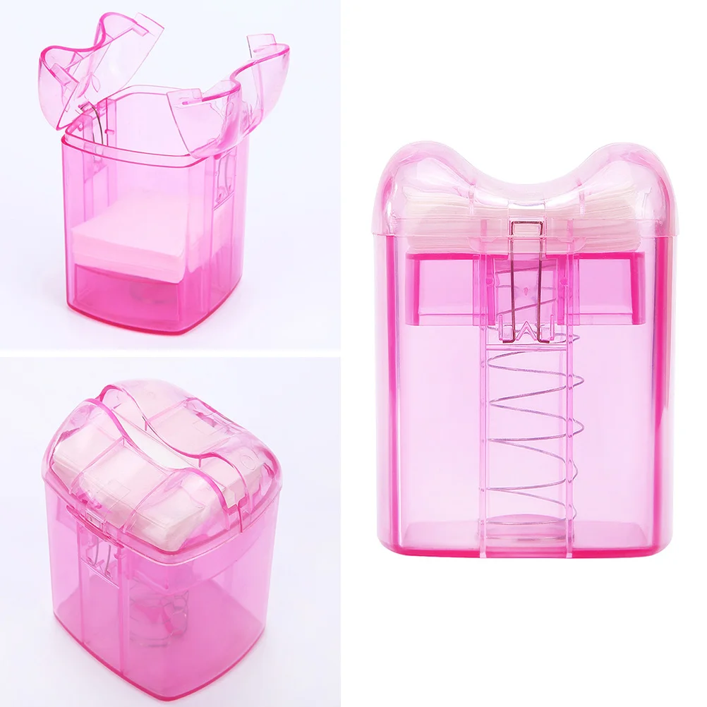 

1Pcs Perm Paper Case Hair Salon Storage Box Durable Material Spring Design Easy Take Out Disposable Salon Paper Holder