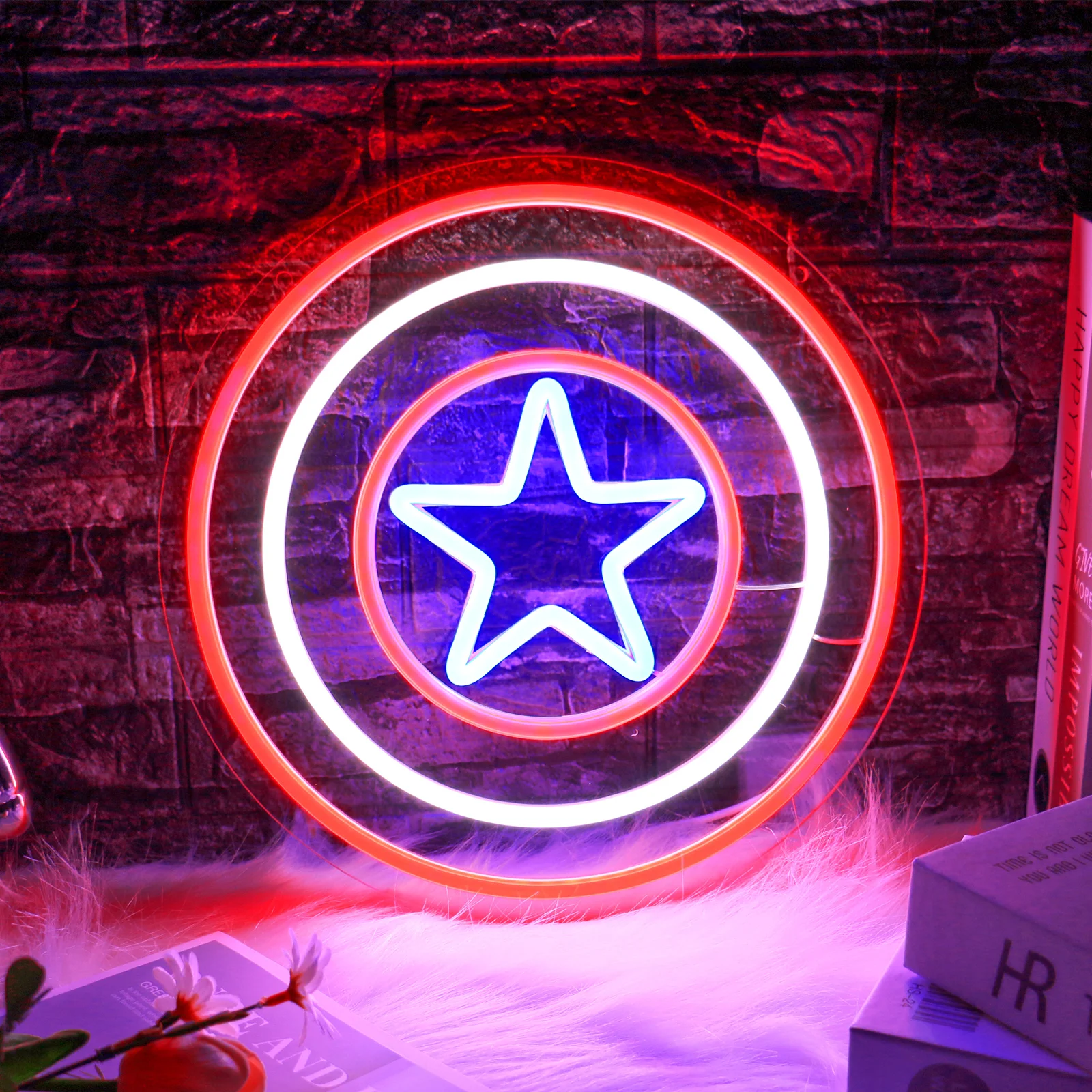 UponRay USB LED Neon Sign for Game Room Decor, Man Cave, Kids Room Gamer Gifts for Boys, Kids