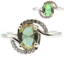 Buy 4 Get 1 Free 20x11mm Zultanite Color Changing Alexandrite Topaz Real Ruby Emerald Sapphire Mystic Topaz CZ Silver Rings