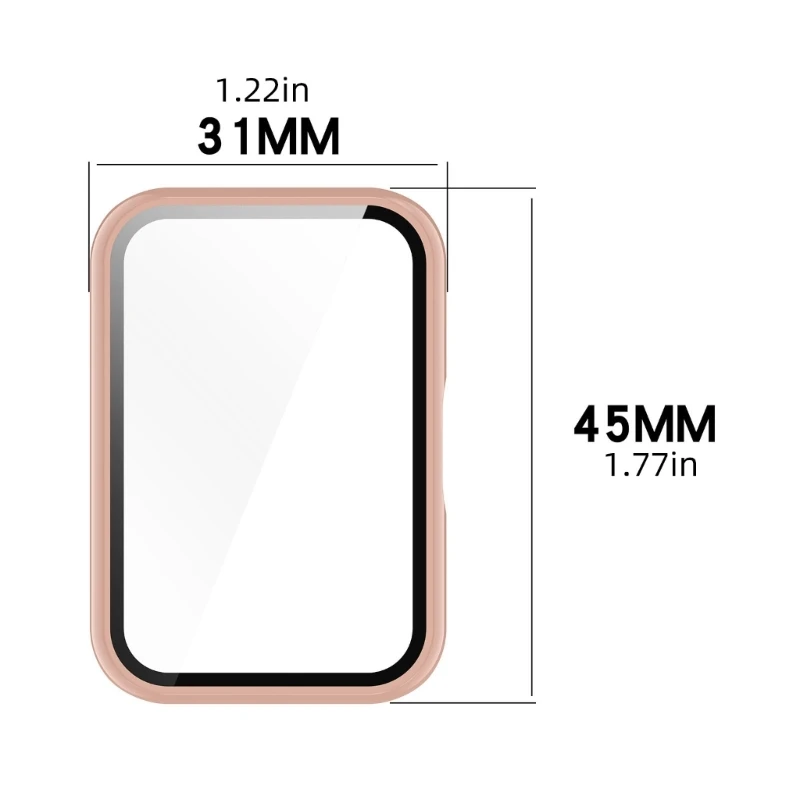 Đồng hồ thông minh Kính cường lực bảo vệ Ốp lưng ốp lưng cho GXY Fit 3 SMR390 H7JF