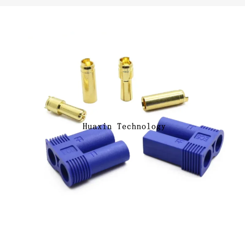 EC5 Gold Airplane Plug High Current 100A Banana Bullet Connector with Shell for RC Lipo Power Cells ESCs Speed Controller