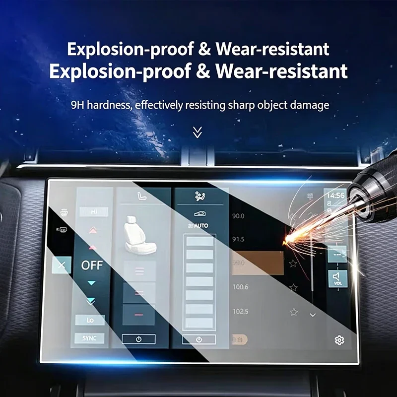 Matte Anti-Glare Tempered Glass GPS LCD Screen Protector Anti-Scratch Interior Accessory For ARCFOX Alpha S5 2024-2026