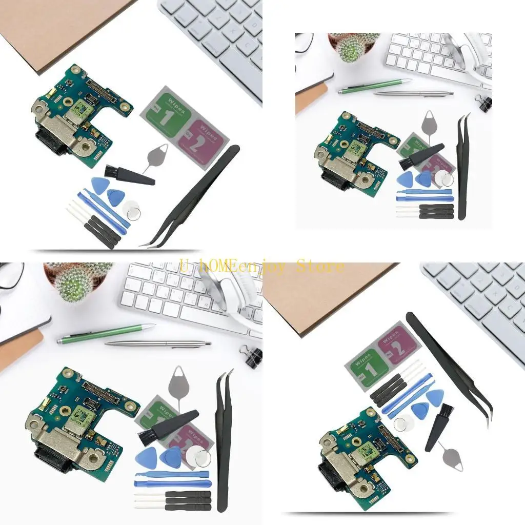 

B0KF Cable for HTCU11 life Cellphone USB Charging Port Replace Parts with Tools