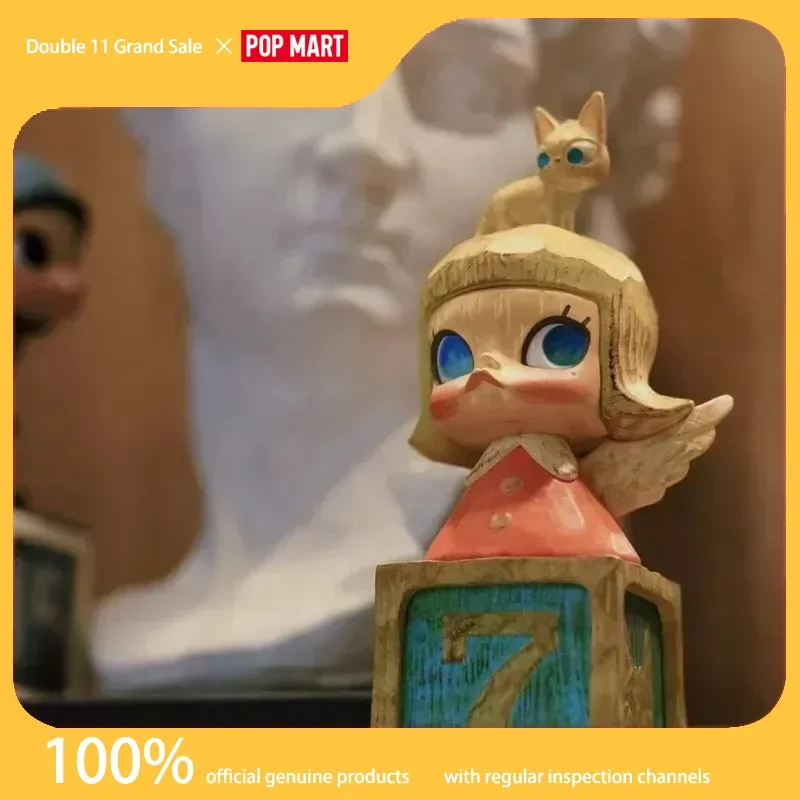 

Genuine Pop Mart Molly Anniversary Sculpture Classic Return Series Blind Box Figure Gift Birthday Gifts For Girls Ornaments Glue
