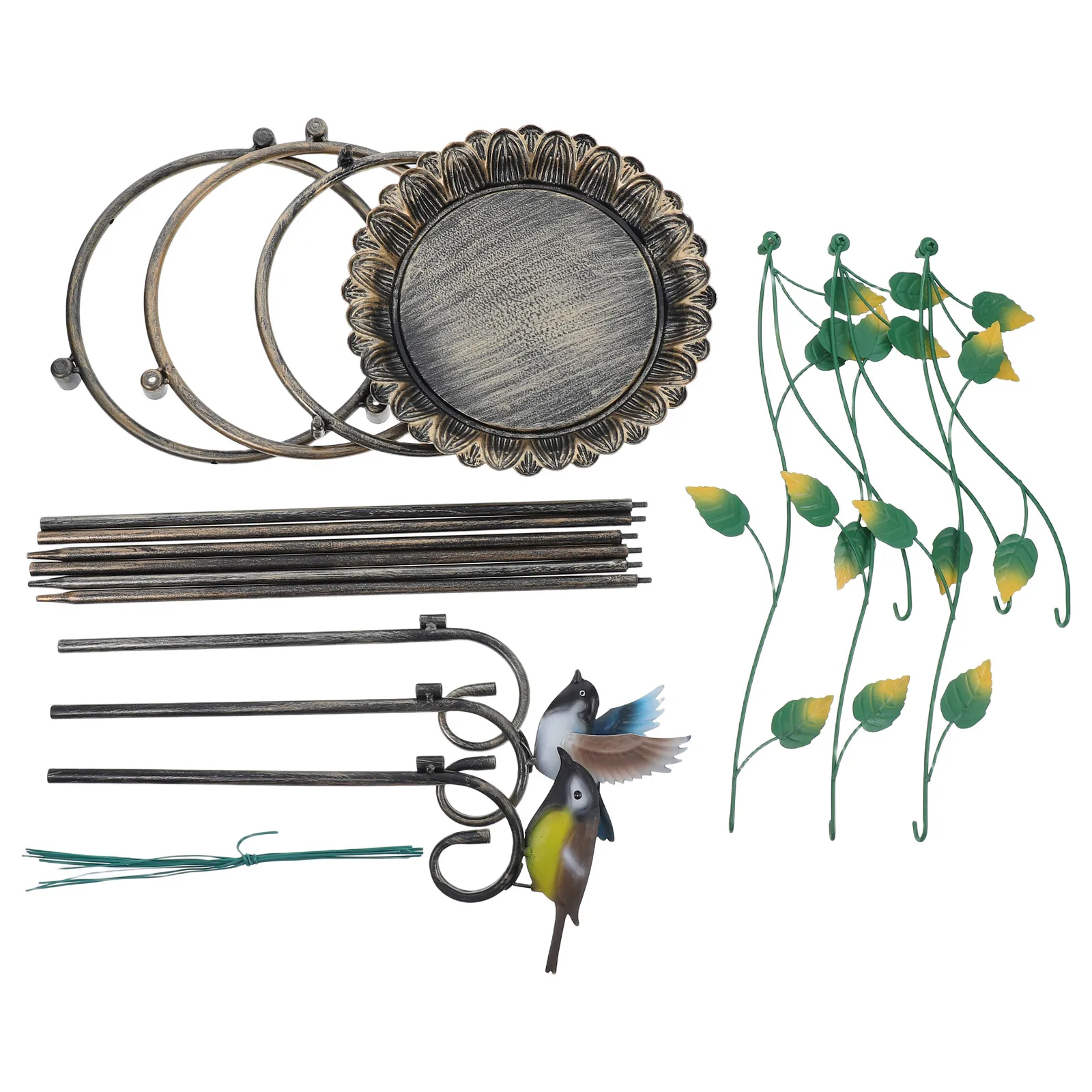 

Bird Feeder for Climbing Plant Trellis Outdoor Decoration Support Iron Plants