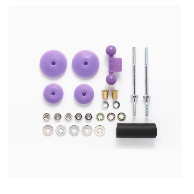 Accesorios TAMIYA 4WD rueda guía púrpura de resina de baja fricción 11MM/15MM 95518