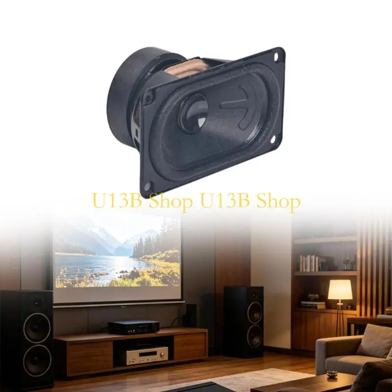 U13B Professional Grade 8Ω 20W Speaker With PU And Metal Construction For Durability Use 48X90Mm