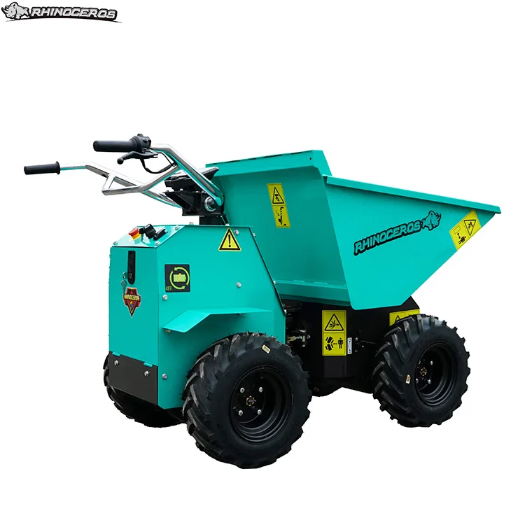 

Rhinoceros XND300 Mini Electric Dumper Hydraulic Professional Power Barrow