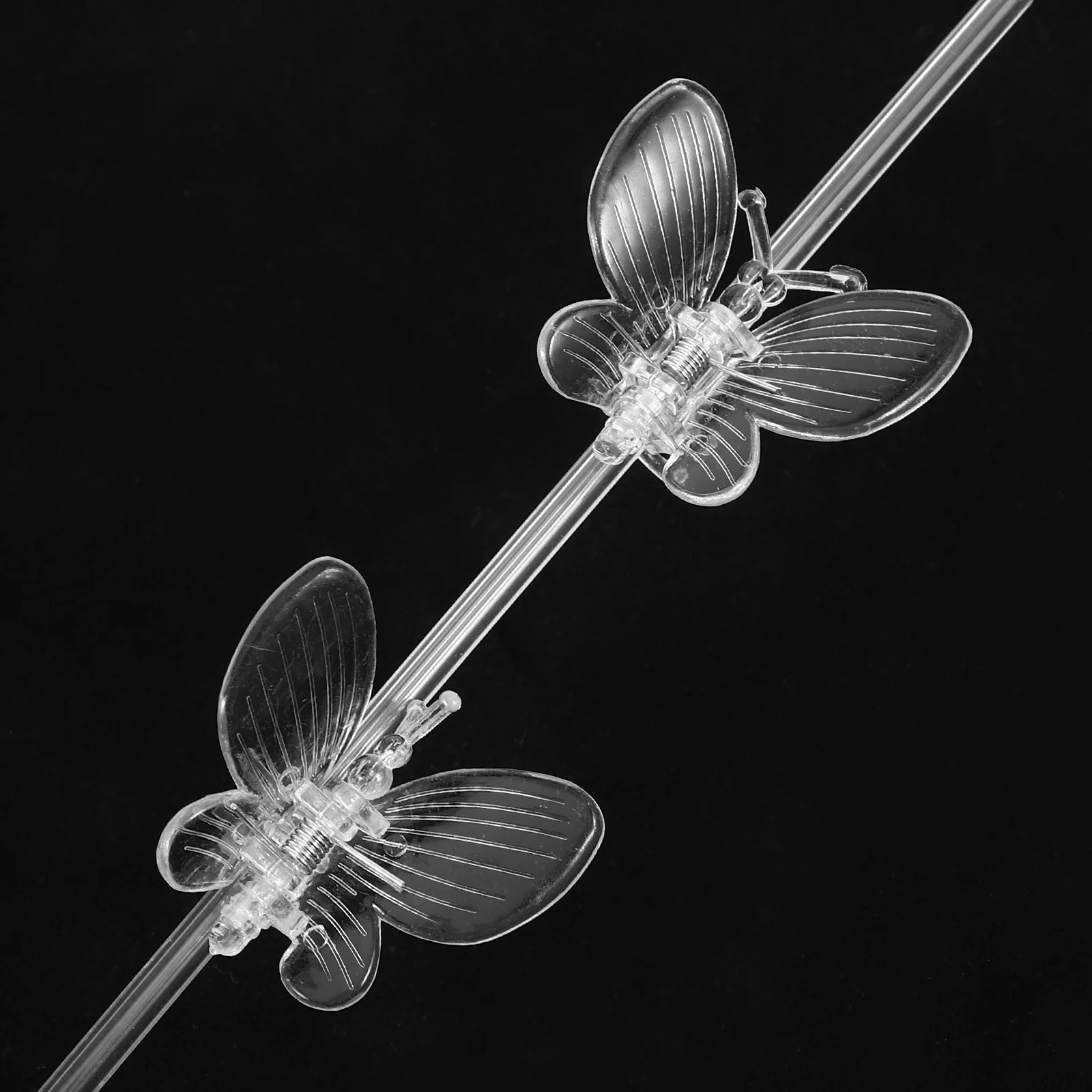 

1Set Plastic Transparent Plant Support Stakes Stem Support Frame Easy Setup Garden Climbing Scaffold Plant Holder