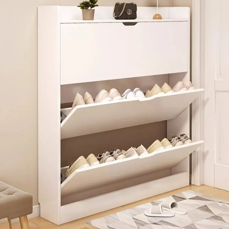Organizer Men Shoe Racks Organizer Shelf Cabinets Shelves Shoe Racks Mobile Ultra Thin Rangement Chaussure Home Furniture image 3