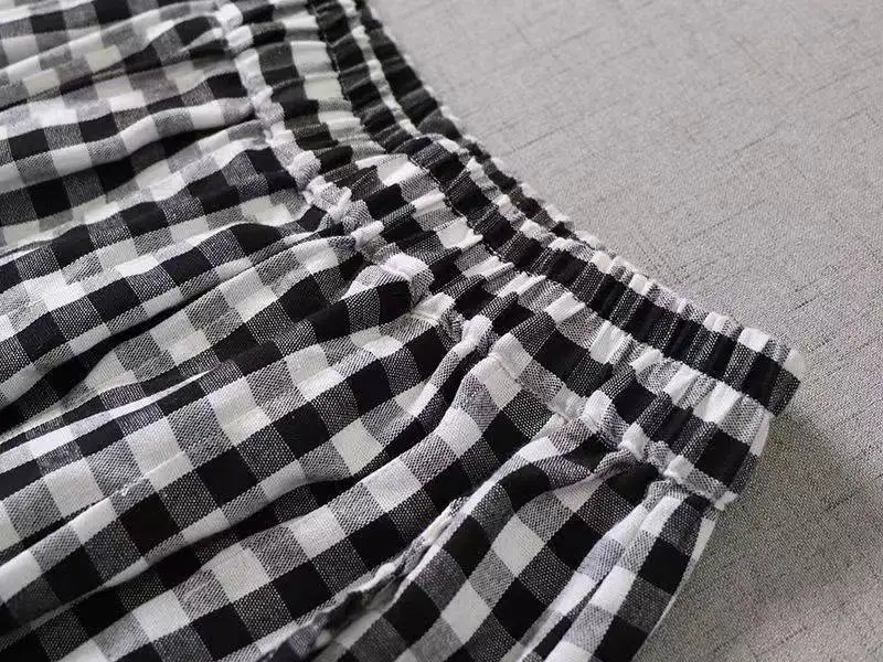 بنطال ذو قصة أرجل واسعة قطن نسائي شتوي شيربا مخملي على الوجهين منقوش ناعم وظيفي متدفق مبطن بطبقة مزدوجة