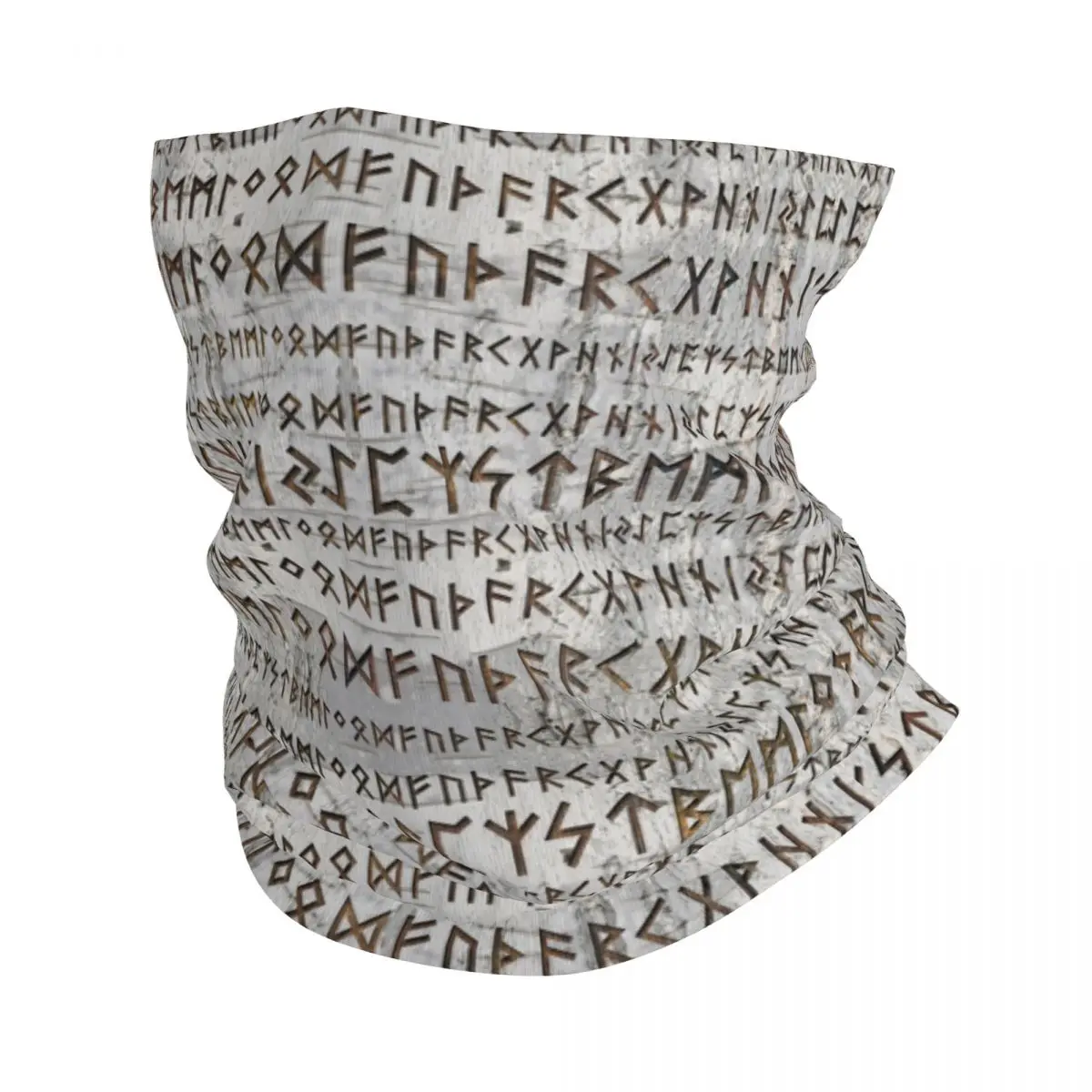 Elder Futhark Bandana Neck Gaiter Printed Viking Runes Balaclavas Magic Scarf Multi-use Headwear Fishing for Men Women Adult