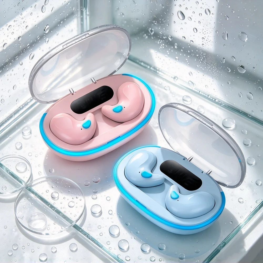 Bluetooth Headset Bluetooth Earbuds Offer Vivid Audio Details Secure Ear Shape Stable Signal for Media Playback