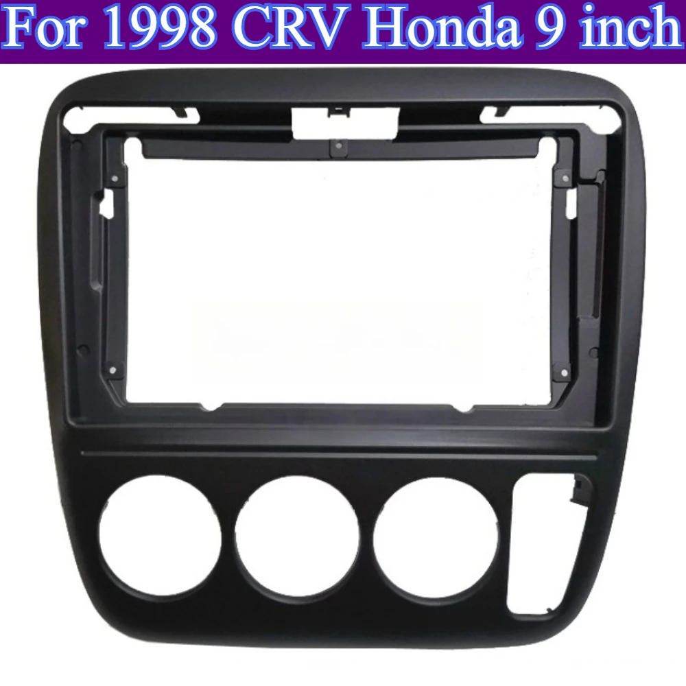 

For 1998 CRV HONDA 9inch Car Radio DVD Stereo Dash Frame Fascia Bezel Panel Compatible Mount Kit Android Navigation GPS Fascias