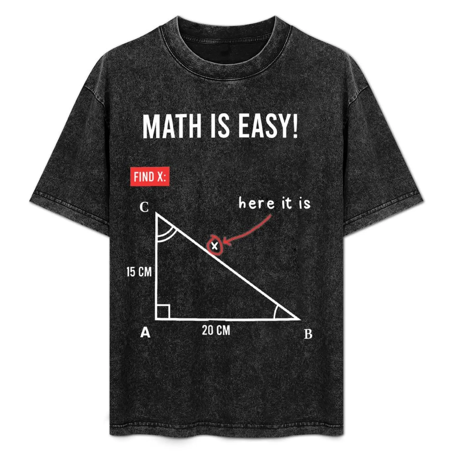 

Math Is Easy T-Shirt shirts graphic tees custom t-shirts customs sports fans t shirts men