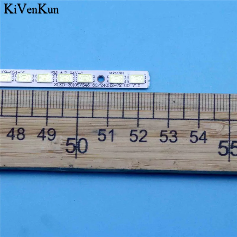 LED TV Bands Bars SLED_2010SVS46 60/240HZ_72 0D V1.0 Backlight Strip For Samsung UA46C5000 UE46C7000 UE46C6000 Array Bands Tapes