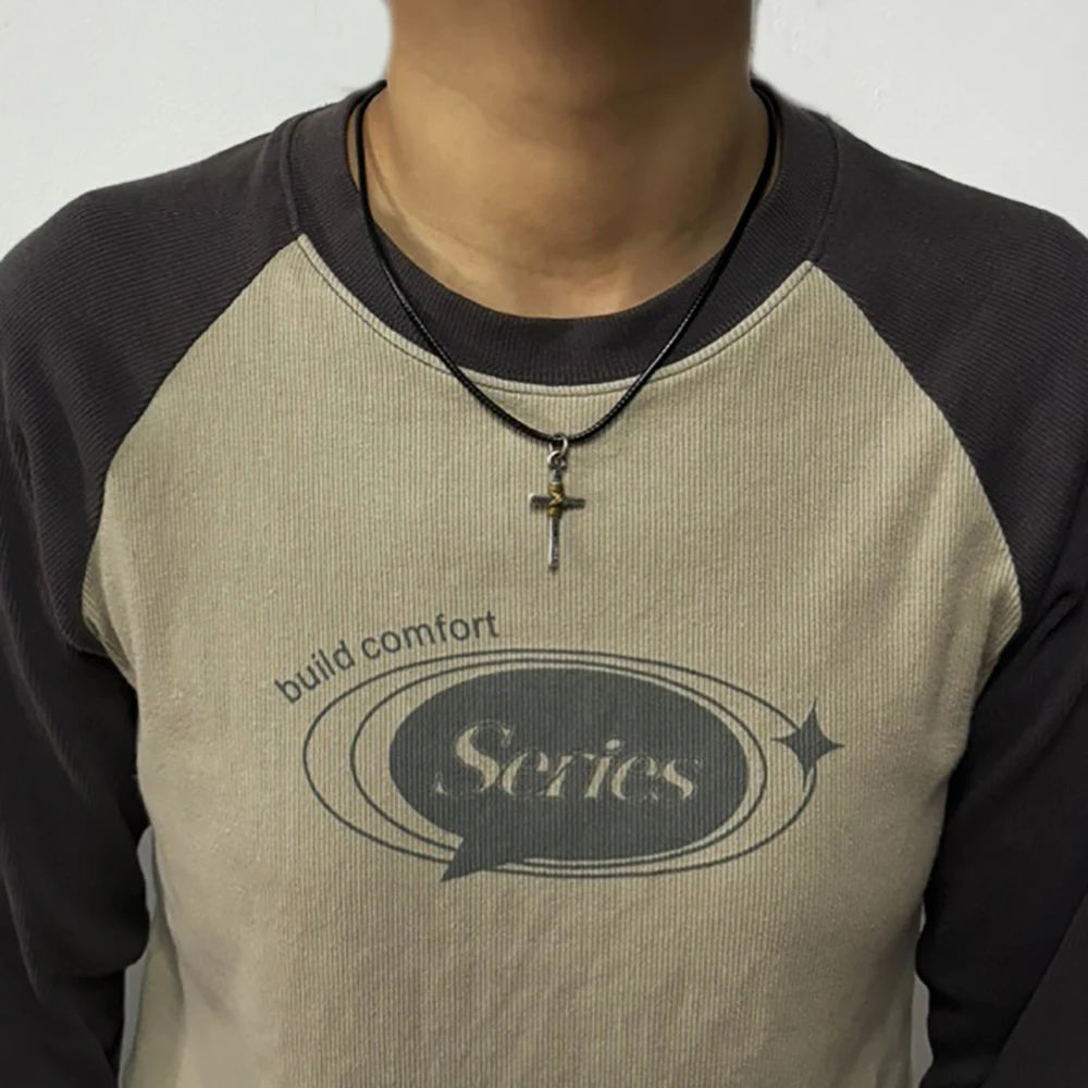 Silver Copper Cross Pendant Necklace 5