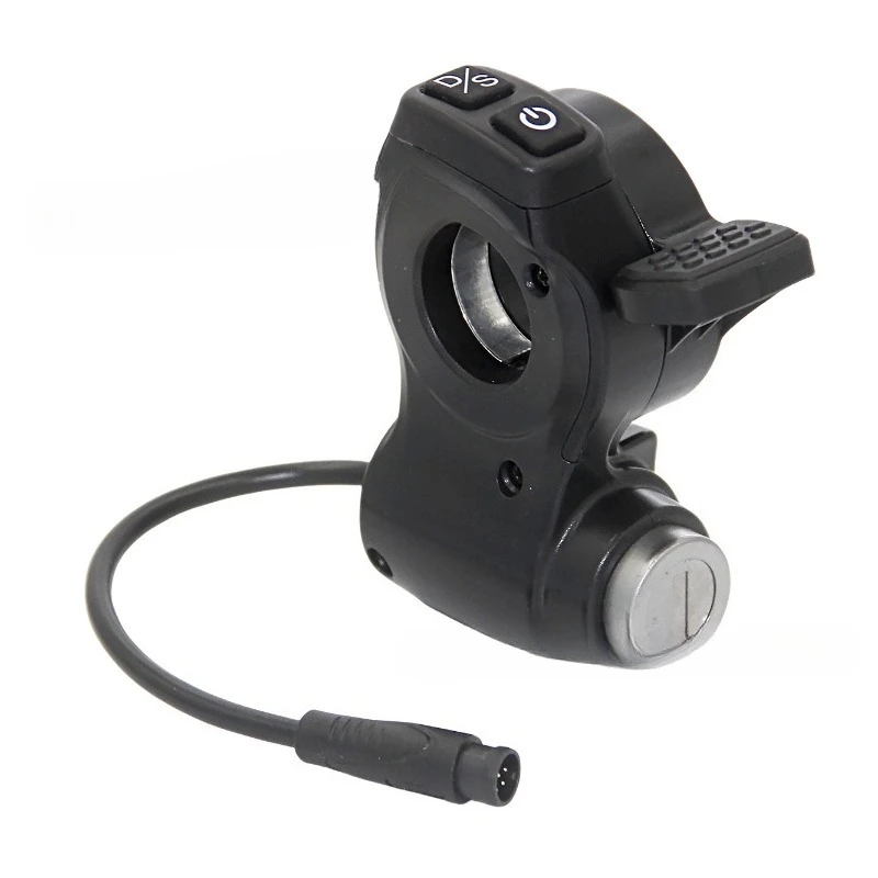 Dual Drive Throttle with Ignition Lock for Kukirin G2 Master Scooter, Thumb Accelerator Switch, Handlebar Replacement Part