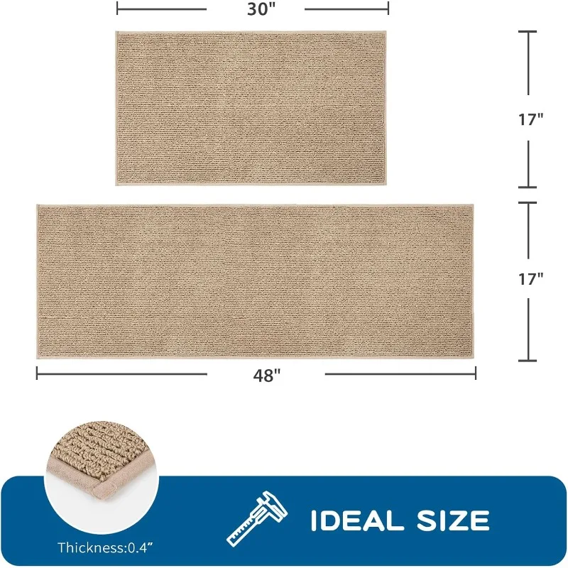 Machine Washable Kitchen Rug [2 PCS] (17