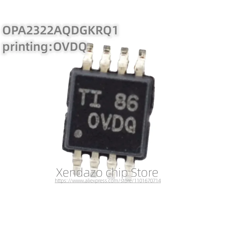 5pcs/lot OPA2322AQDGKRQ1 OPA2322A Silk screen printing OVDQ MSOP-8 package Original genuine Operational amplifier chip